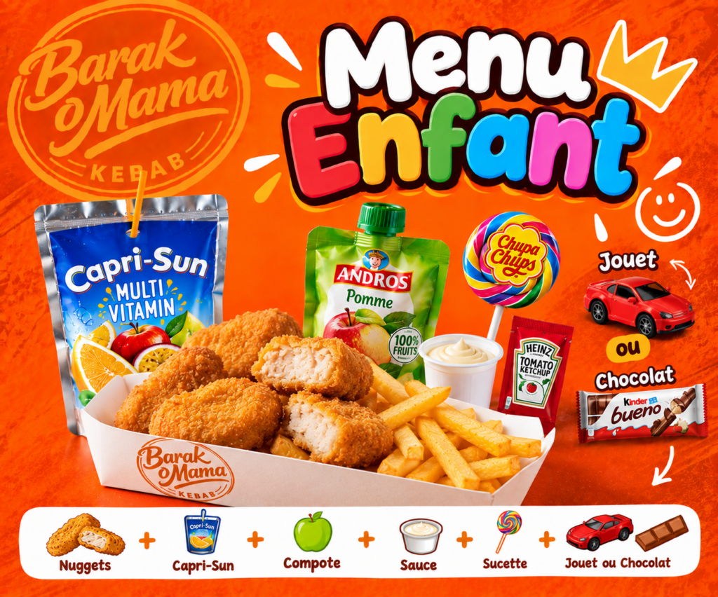 Menu enfant nuggets